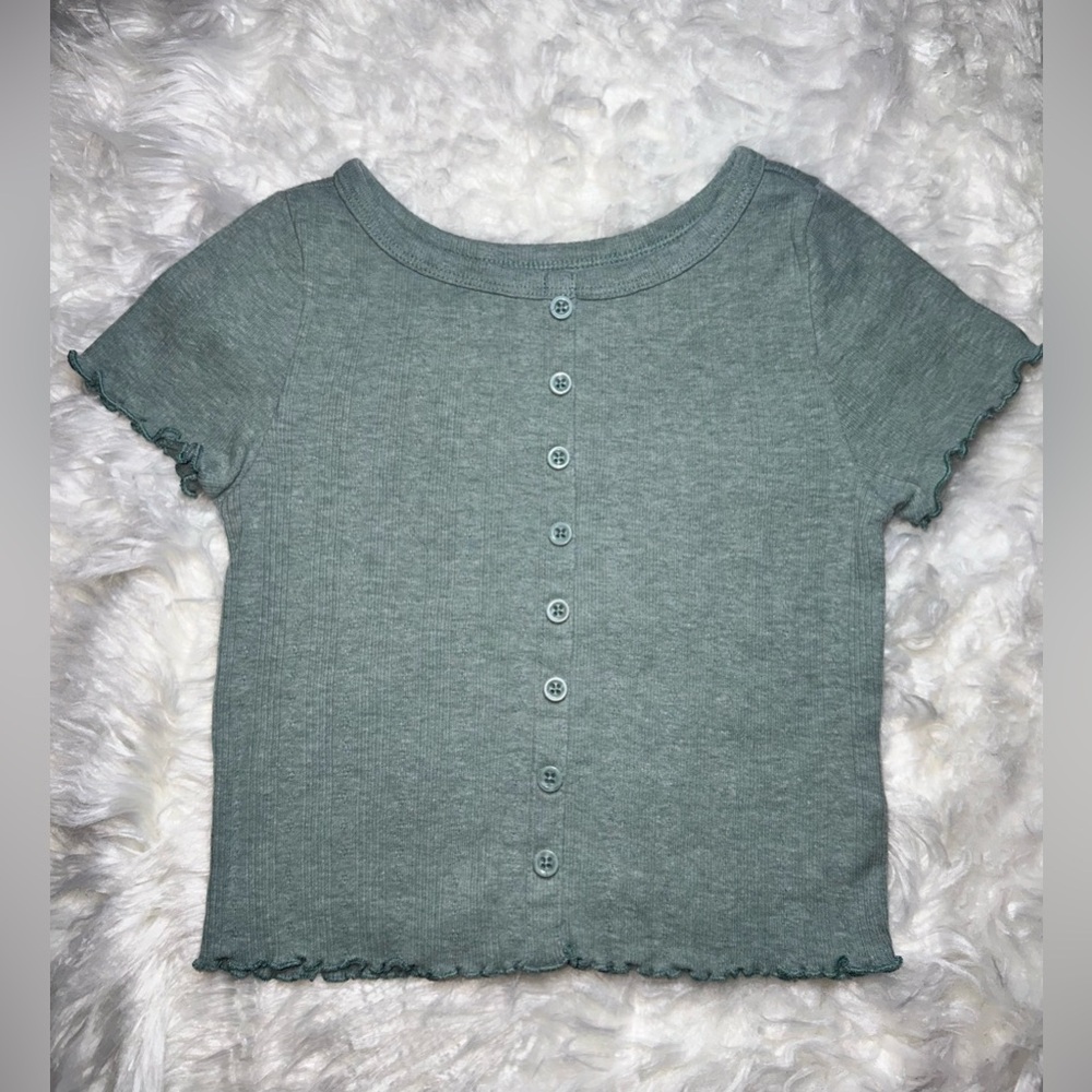 ✅Bundle-save on shipping! Wonder Nation Kids' Button-Up Shirt in Soft Green